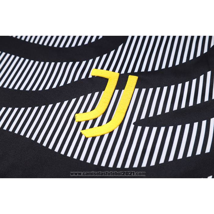 Fato de Treino Juventus Manga Curta 2023 Preto - Calcas Curta